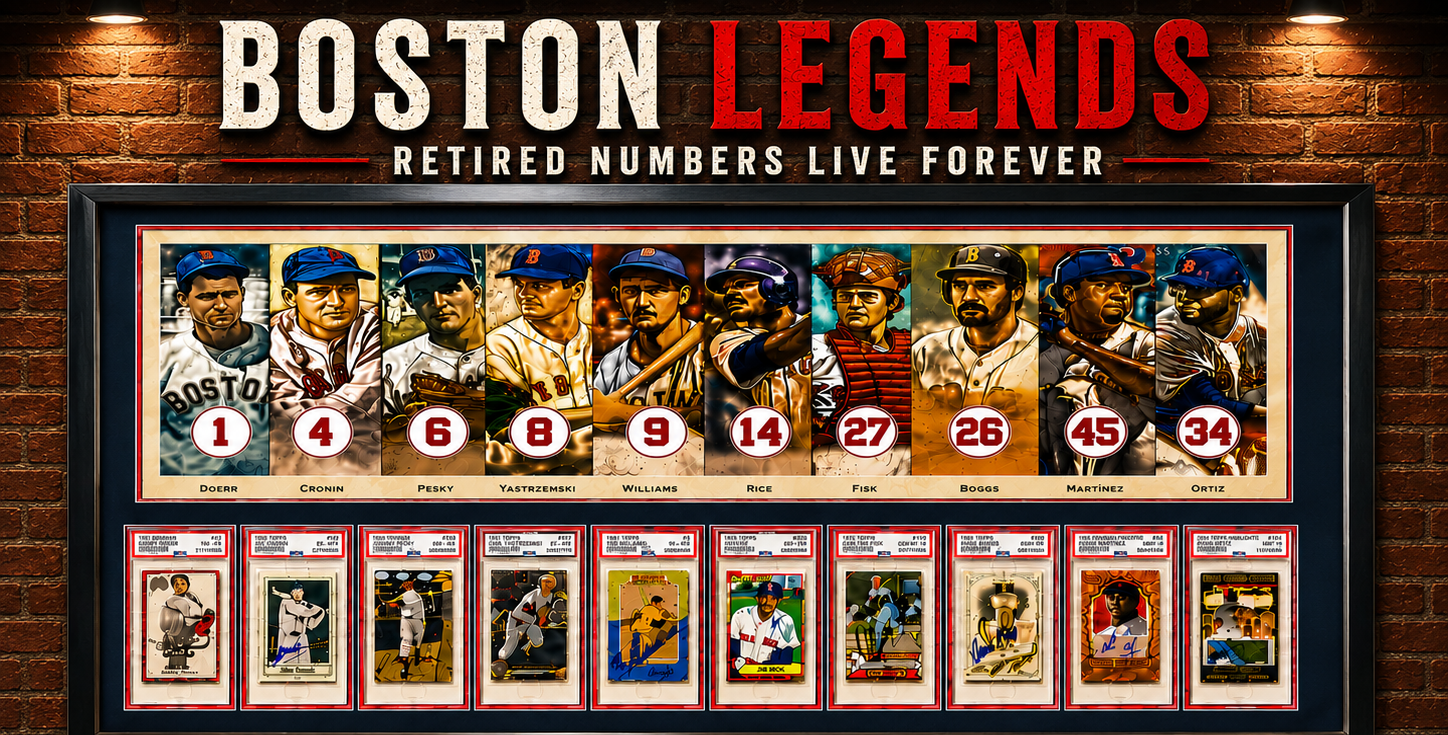 Retired Numbers Display display